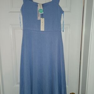 Nine Britton Blue Straped Dress. NWT!